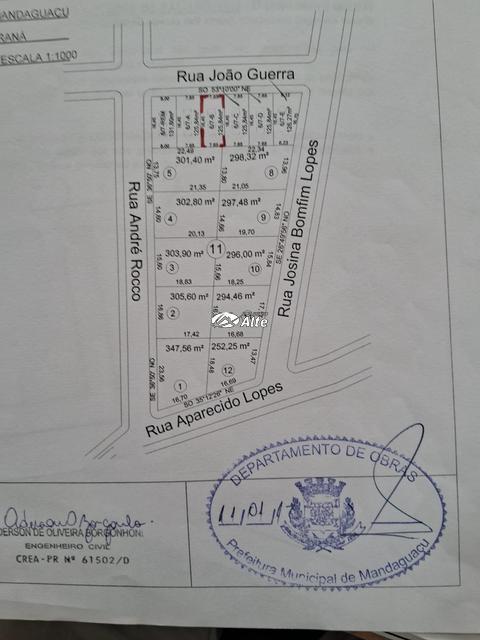 Terreno à venda em Mandaguaçu, Jardim Nova Aliança, com 131.6 m²